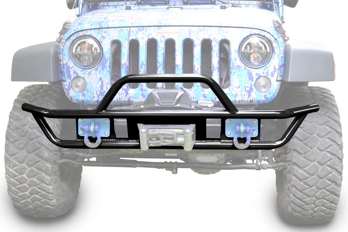 JK tubular front bumper
